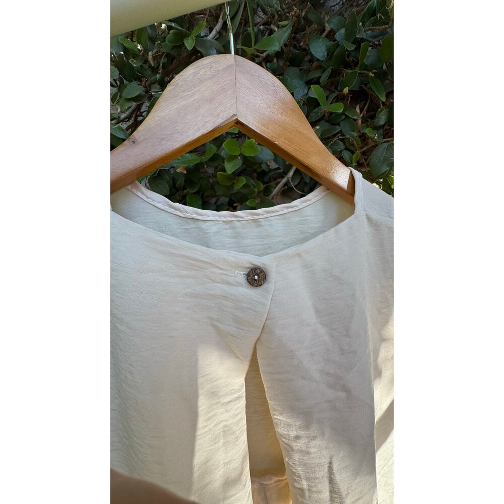 Ivory Button Back Dress - Picture 6 of 6